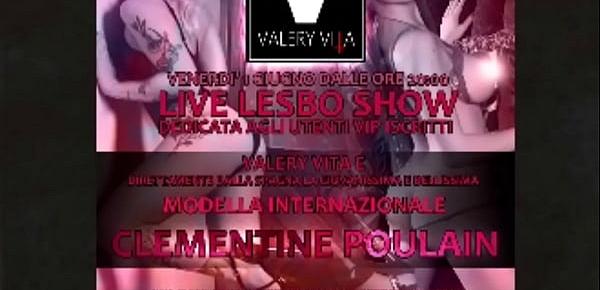  VALERY VITA VS CLEMENTINE PAULAIN BLASPHEMOUS LIVE LESBO SHOW